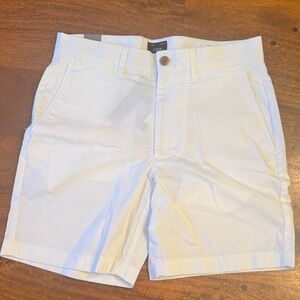 New with tags J Crew White Men's Flat Front Shorts